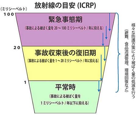 放射線の目安