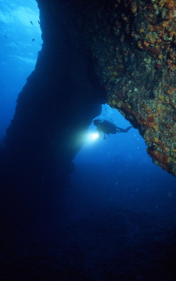 diving