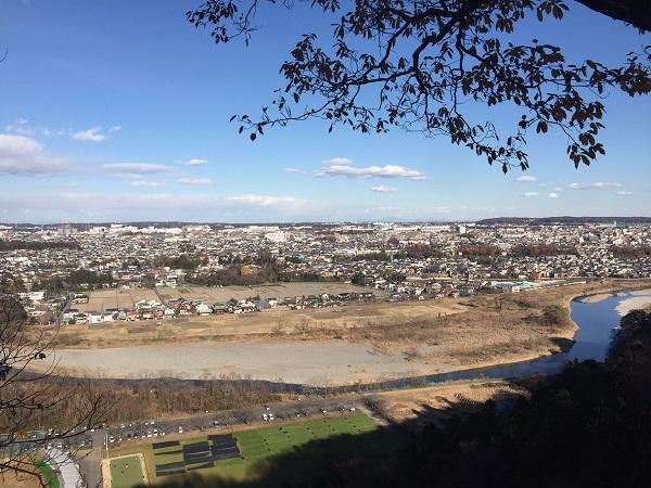 View from the mountain ridge
