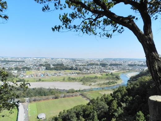 A view of the Tama River from Mt. Sengendake