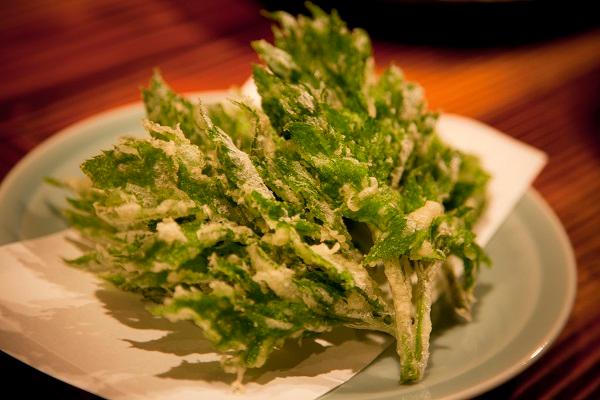八丈島のアシタバ料理
