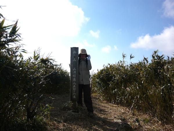 御山の山頂
