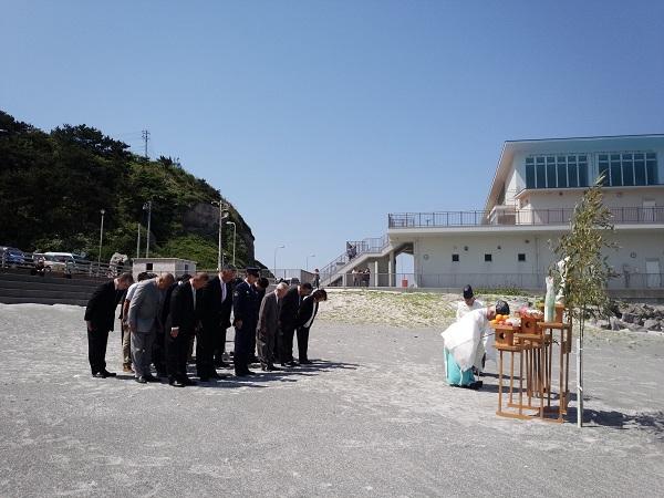 海上安全祈願祭・新島